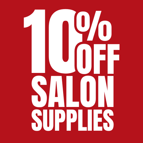 Spend over $250 on salon supplies to enjoy 10% off